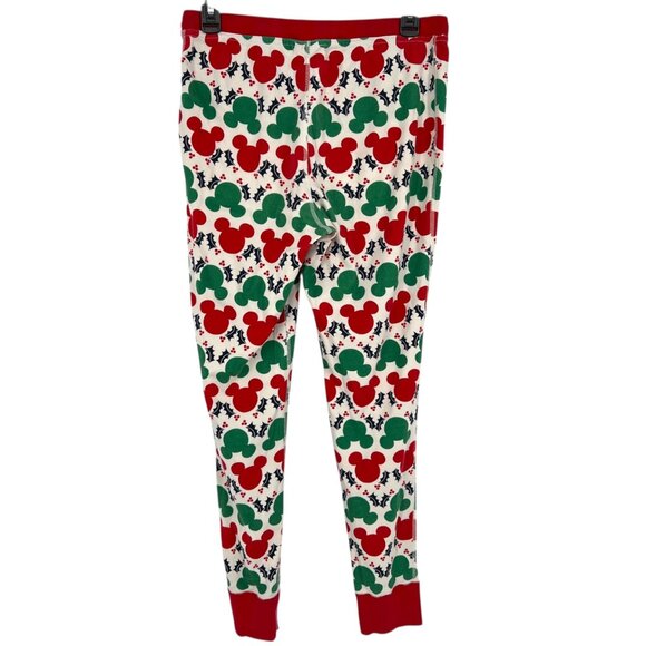 Hanna Anderson Disney Mickey Holly Christmas Organic Cotton Pajama Set - Picture 9 of 16